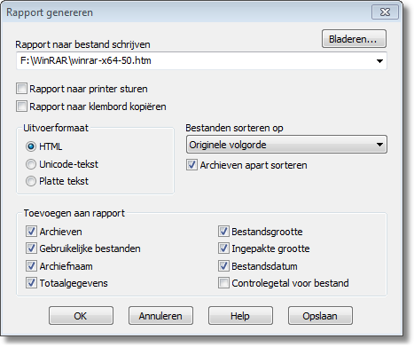 rapport-aanmaken